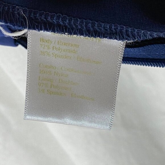 Marchesa Notte Navy Lace Ruffle Formal Gown $1195 - Picture 13 of 13